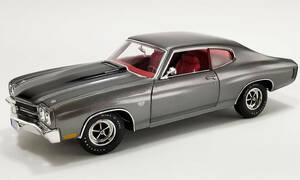 ★1/18 1970 Chevrolet Chevelle LS/6 SS Shadow Grey A1805523 ACME