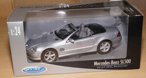 1/24 WELLY MERCEDES-BENZ メルセデス ベンツ SL500 新品未開封 送料無料