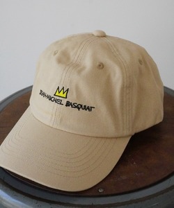 新品 【JEAN-MICHEL BASQUIAT / ジャン-ミシェル バスキア 】Low CAP ローキャップ ベージュ BQ-BQ2305