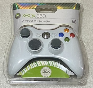 未開封 XBOX360 ワイヤレスコントローラ ホワイト / Microsoft マイクロソフト