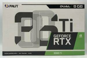 PALIT GeForce RTX 3060 Ti Dual 8GB グラフィックボード　外箱あり　動作保証　【U065】