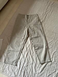 試着のみ24AW DESCENDANTディセンダント DC-6 TWILL TROUSERS PIGMENT DYE サイズ4