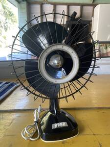 綺麗！ 中古品 HITACHI 日立 扇風機 昭和レトロ アンティーク D-303E DESK FAN デスクファン 全動作確認済 レトロ コレクション レア