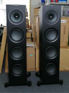 【中古・美品】KEF（ケーイーエフ） スピーカーシステム Q750 BLACK ペアスピーカー MODEL No. SP3961 音響 スピーカー(#D8BSA)