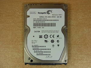 △B/811●シーゲイト Seagate☆2.5インチHDD(ハードディスク)☆320GB SATA300 7200rpm☆ST9320423AS☆中古品