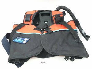 【z27603】BCジャケット APOLLO ABJ7 重器材 ダイビング ブラック・オレンジ色 格安スタート