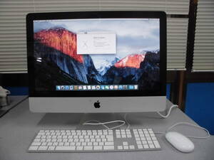 Apple　iMac　A1311　21.5インチ　Core2Duo3.06GHz　メモリ4GB　HDD500GB　MacOSX El Capitan