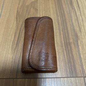 【Ｃ】イルビゾンテ IL BISONTE キーケース レザー ジャンク品