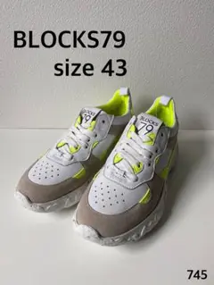 新品 LEON掲載ブランド BLOCKS79 メイドインイタリア　size43