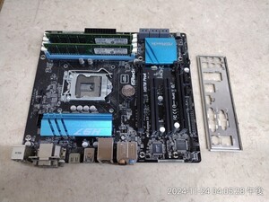 5357F マザーボード ASROCK H97M Pro4 メモリ4GB2枚つき