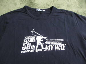 ■YAZAWA☆矢沢永吉★50周年コンサートツアーTシャツ★黒ブラック☆サイズ：S