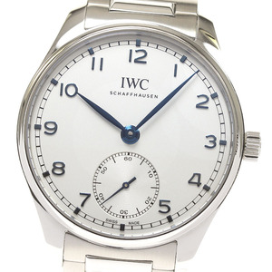 IWC SCHAFFHAUSEN IW358312 ポルトギーゼ・オートマティック40 スモールセコンド 自動巻き メンズ 極美品 箱・保証書付き_825708