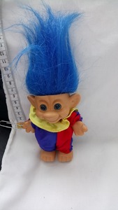 Troll（トロール）　人形・キャラクタードール　青髪　　ピエロ