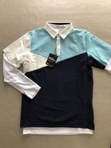 送料無料◆新品◆プーマ ゴルフ PGW カラーブロック インナーセット 半袖ポロ◆(XL)◆930519-02◆PUMA GOLF