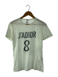 Christian Dior◆JADIOR 8/リネンブレンド/Tシャツ/XS/コットン/WHT/843T03TC428