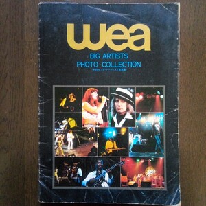 wea　BIG ARTISTS PHOTO COLLECTION　weaビッグアーティスト写真集