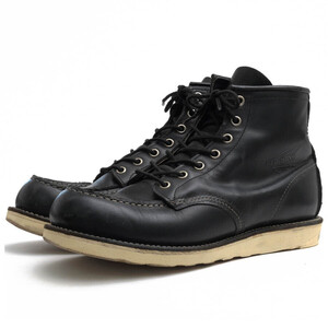 RED WING レッドウィング ワークブーツ 8130 6inch Moc toe トランザクショントレッドソール ブラッククロームレザー 牛革 IRISH SETTER