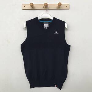 le coq sportif GOLF QGMQJL80 ルコック ゴルフ メンズ Vネックニットベスト 美品(ほぼ未着用) size M