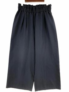 INDIVI インディヴィ ワイド パンツ size40/ネイビー ■◇ ☆ ebb9 レディース