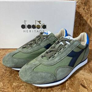 diadora EQUIPE H CANVAS STONE WASH 22.5cm 1975 ディアドラ HERITAGE green oil