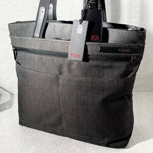 極美品/限定色!! ●TUMI トゥミ メンズ ●コンパニオントート ●223119CHR0 ビジネスバッグ ナイロン レザー 肩掛け 通勤 鞄 グレー