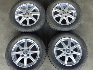 2310-165　MANARAY SPORT　アルミホイール＆スタッドレスタイヤ　155/65R13　2020年　4本セット　個人宅発送不可商品