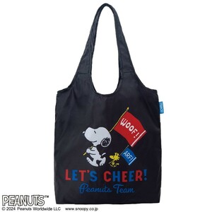 + 60 SNOOPY [スヌーピー]BLACK CHEER ECOBAG 送料180円