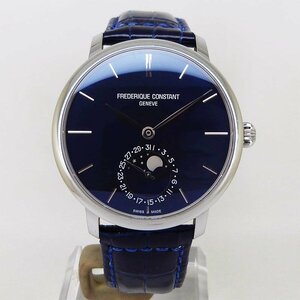 中古フレデリック・コンスタント【FREDERIQUE CONSTANT】 FC-705N4S6 スリムライン ムーンフェイズ マニュファクチュール ブルー