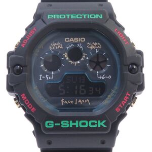 160s CASIO カシオ G-SHOCK FACETASM コラボレーションモデル DW-5900FA-1JR クオーツ 腕時計 ※中古