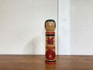 ■伝統こけし① 山谷きよ作 津軽 高さ30cm 民芸品 郷土玩具 木製 伝統工芸 工芸美術 人形 フィギュア コレクション インテリア小物 