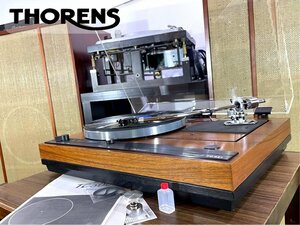 レコードプレーヤー THORENS TD521 SME 3012-R 搭載 新品ベルト/SMEシェル/サブウエイト等付属 Audio Station