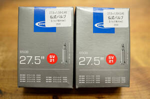 4本セット　SCHWALBE　27.5ｘ1.5～2.4　仏式40mm　584　650Bｘ40～62mm　21SV シュワルベ