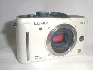 再開 Panasonic LUMIX DMC-GF1 デジタル 一眼 カメラ ボディ動作現状品