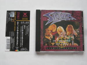 【★★★帯付き廃盤★★★】SINNERライヴ(ドイツ産80s正統派)BILLY IDOL・SAMMY HAGARのカバー、PRIMAL FEARのギターとベース、SAXONのDr