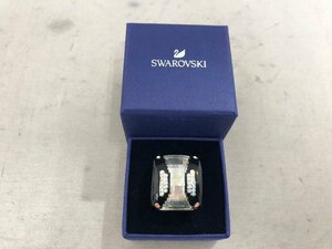 【SWAROVSKI】スワロフスキー　メタルブラックリング　11号　幅12～15mm　　SY02-GMR