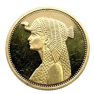 クレオパトラ金貨?エジプト 50ポンド 1993年 21.6金 8.5g イエローゴールド コレクション アンティークコイン Gold