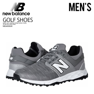 ■新品■NEW BALANCE/ニューバランス NBG4000 GOLF SHOES ゴルフシューズ■レディース スパイクレス■24.0cm■グレー■NBG4000GR