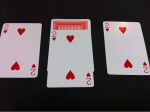 三枚のカードが一致するマジック簡単説明書付き送料無料