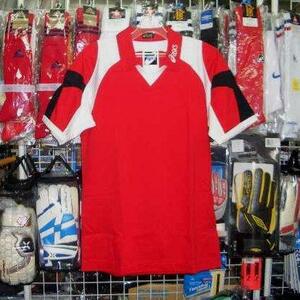 バレーボール アシックス 半袖 XW1229 asics 半袖ゲームシャツ 赤レッド Oサイズ 大きいサイズ 新品即決/