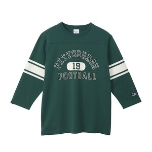 TE/Champion （チャンピオン）ロングスリーブTシャツ ダルグリーン C3-Y427　XLサイズ