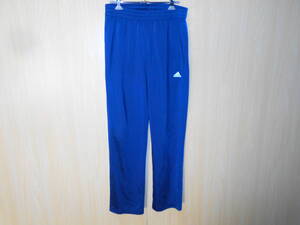 b637◆adidas トラックパンツ◆アディダス 日本160 YOUTHサイズ ボーイズ ネイビー BP8817 ポリエステル ジャージボトムズ ゆうパケット7A