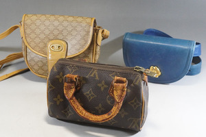 【a328】ミニバック　まとめて3点　LOUIS VUITTON/ルイヴィトン　CELINE/セリーヌ　ショルダーバック　ジャンク品