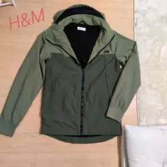 H&M　ジャケット　ブルゾン　140　裏起毛