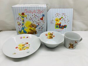 【未使用品】Suzy‘s Zoo　スージー・ズー　ボウル・マグ・プレート 陶器3点セット/食器//マグカップ/お皿 ケンタッキー KFC