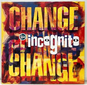 J110301▲UK盤 INCOGNITO/CHANGE 12インチレコード インコグニート/チェンジ/Jazzie B. Mix/Tower Block Mix/takin loud