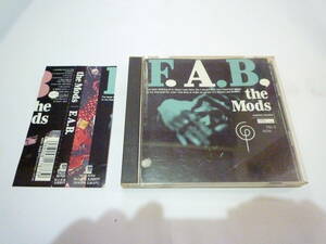 THE MODS/ザ・モッズ F.A.B. 帯あり 240711