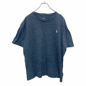 Polo Ralph Lauren 半袖 刺繍 Tシャツ Lサイズ ポロ ラルフローレン グレー 古着卸 アメリカ仕入 t2405-3207