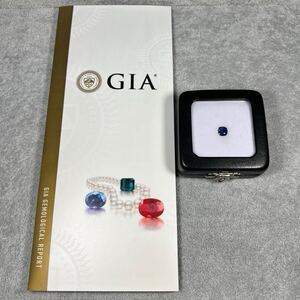 【送料無料】希少 カシミール産 サファイア 非加熱 1.00ct コーンフラワー ブルー GIA鑑別書付き