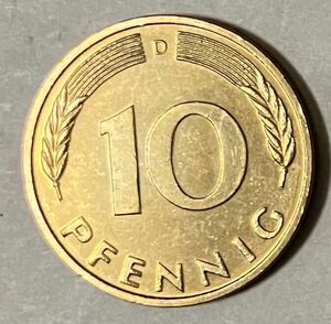 ドイツ　10ペニヒ　1994年　美品　外国コイン　アンティーク　古銭　外国銭　ドイツコイン　