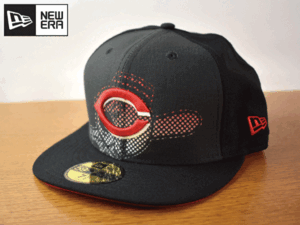 K141《未使用品》NEW ERA ニューエラ 59FIFTY【7-1/2 - 59.6cm】CINCINNATI REDS レッズ フラット 帽子 キャップ USモデル